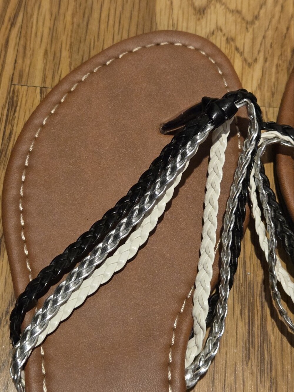 dELiA*s Braided Strap Sandals - Picture 2 of 3